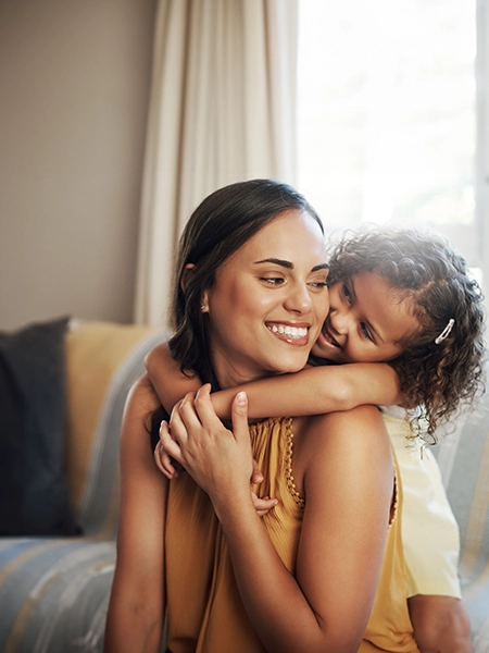 Happy family moment at home Aarize upcoming residential project