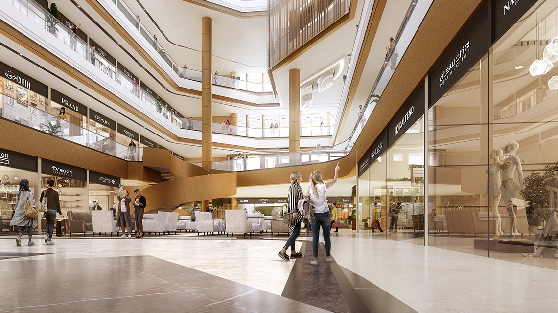 Treasury retail shop interior Aarize The Tessoro