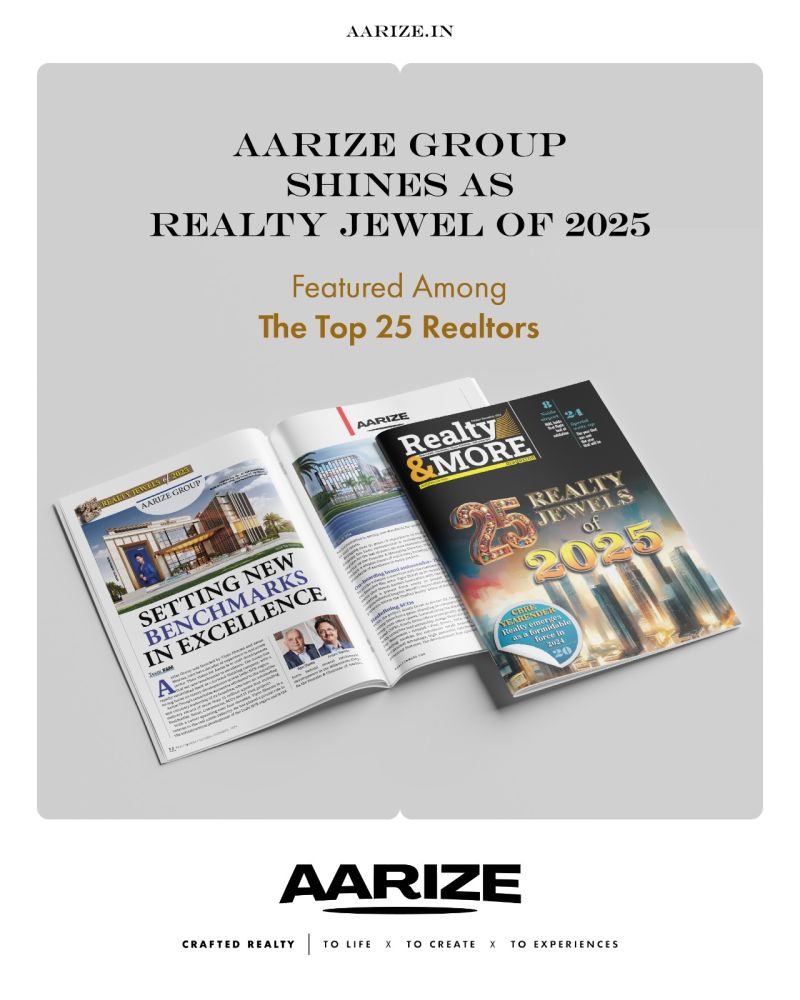 Aarize honored at Realty Jewels Awards for excellence in real estate
