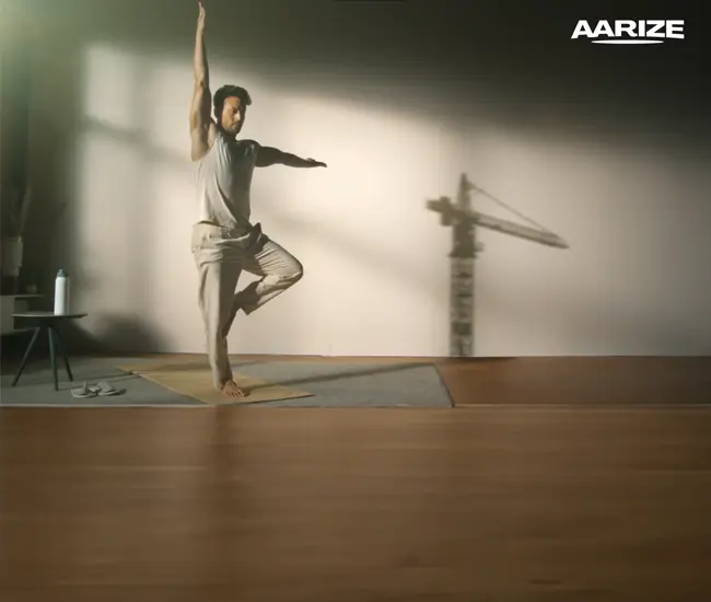 Aarize brand film banner