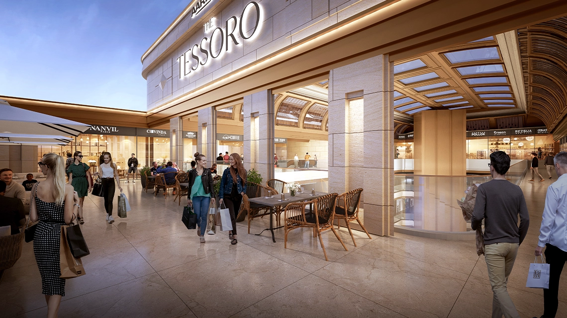 retail shops at Aarize the tessoro